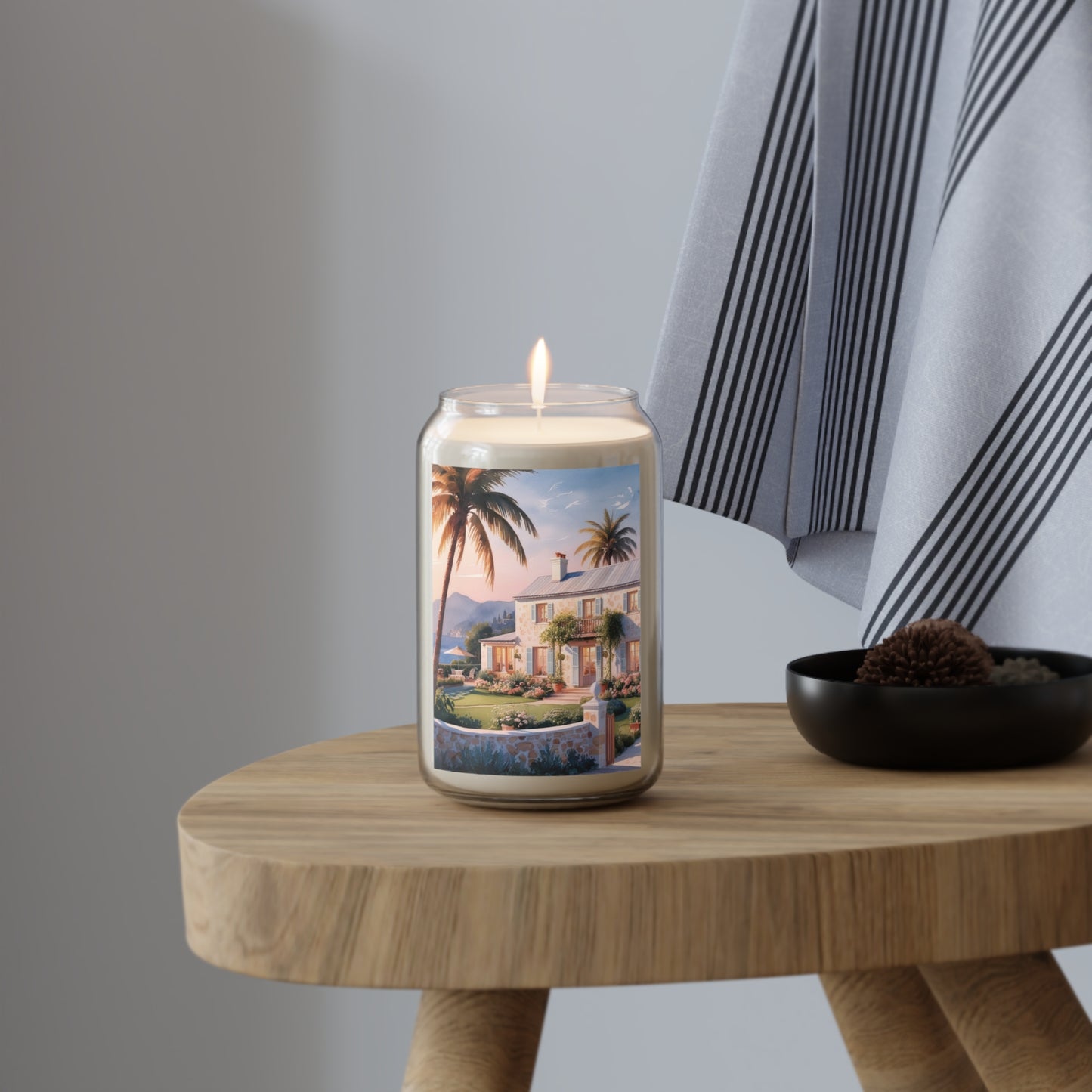 Sea View and Cozy House Scented Candle 13.75oz – Relaxing Home Decor Candle