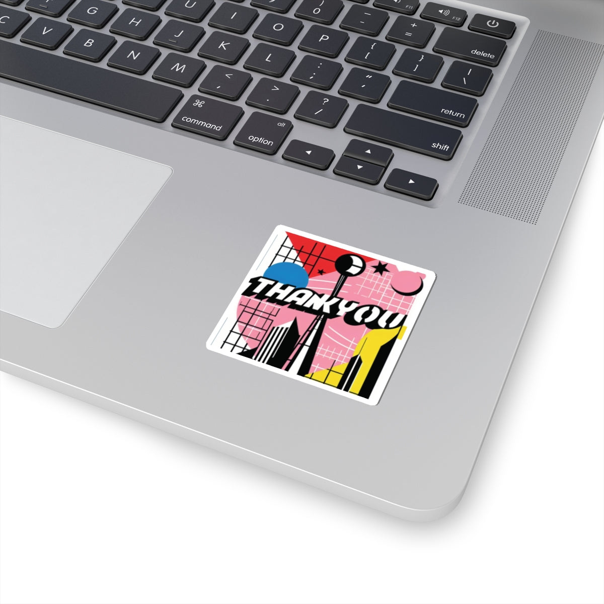 Colorful City-Themed Thank You Kiss-Cut Stickers – Decorative Urban Vinyl Decals 🏙️