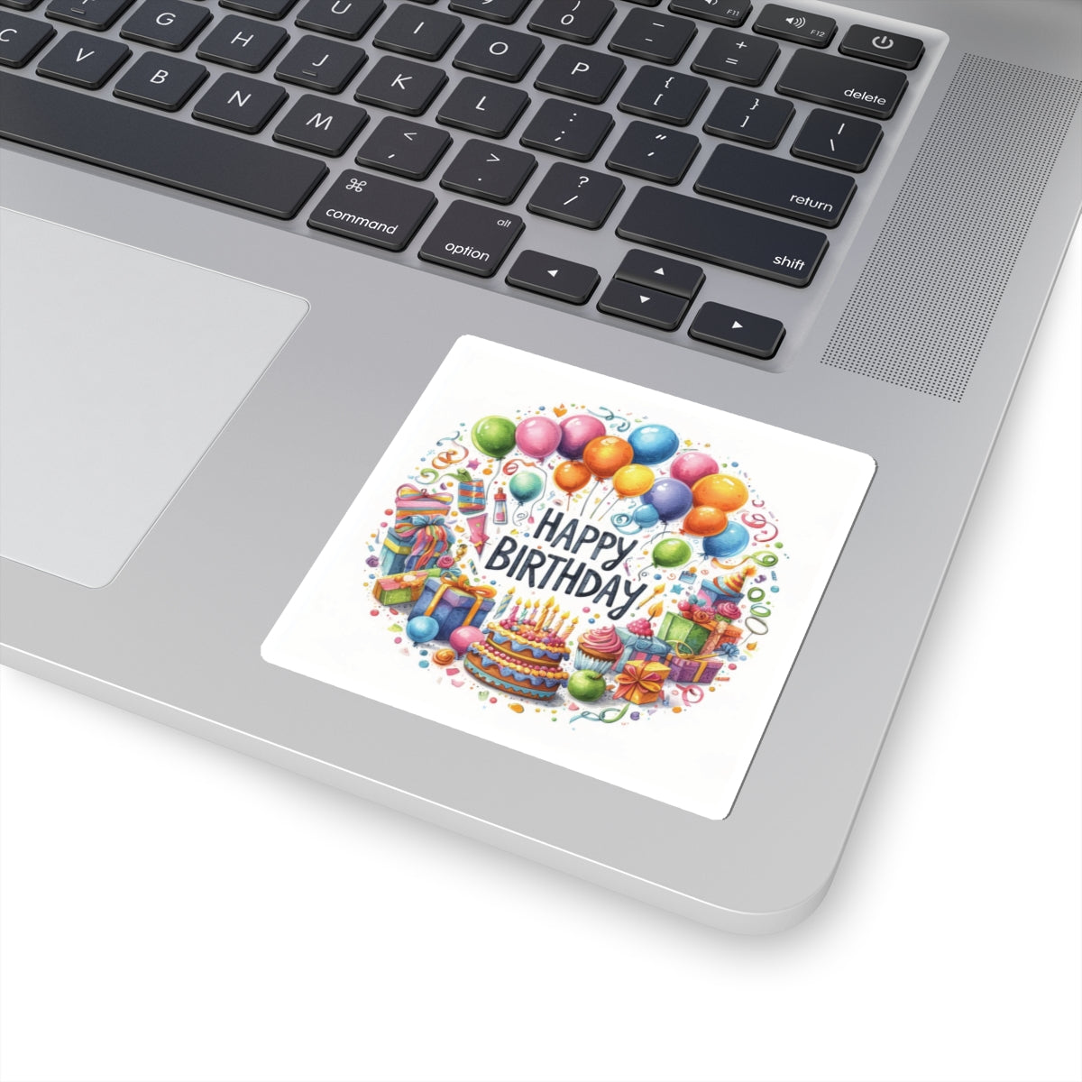 Birthday Cake Kiss-Cut Stickers