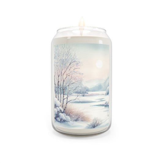 Snowy Winter Day Nature Scented Candle, 13.75oz – Cozy Holiday Home Decor ❄️🕯️