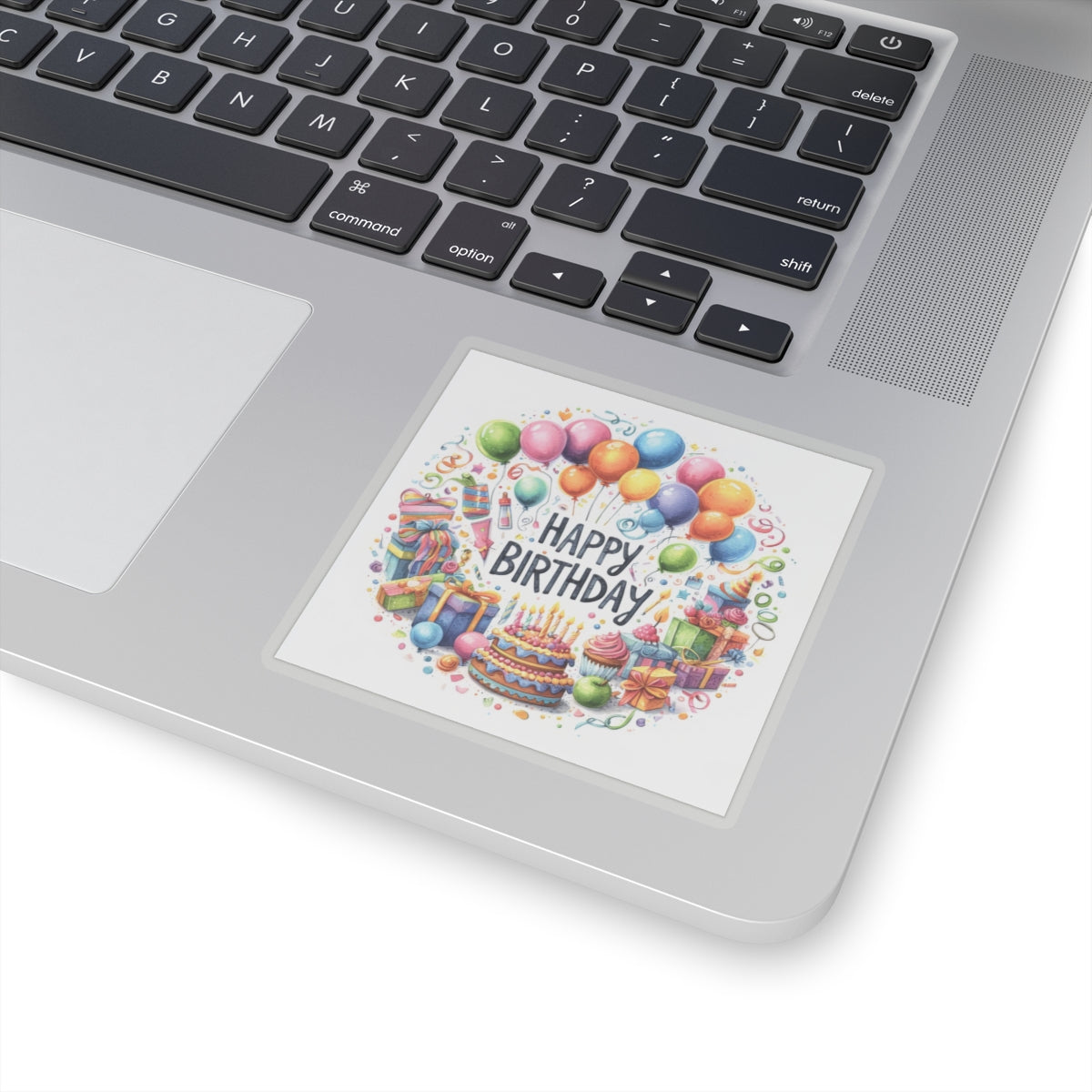 Birthday Cake Kiss-Cut Stickers