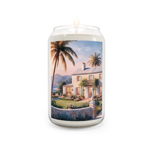 Sea View and Cozy House Scented Candle 13.75oz – Relaxing Home Decor Candle