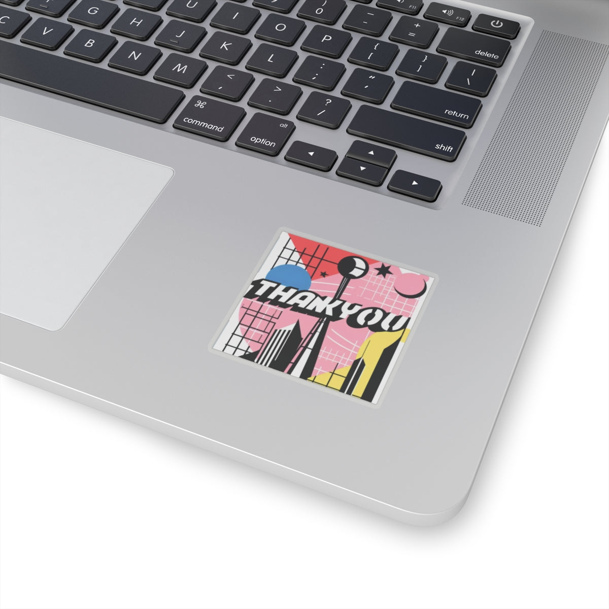 Colorful City-Themed Thank You Kiss-Cut Stickers – Decorative Urban Vinyl Decals 🏙️